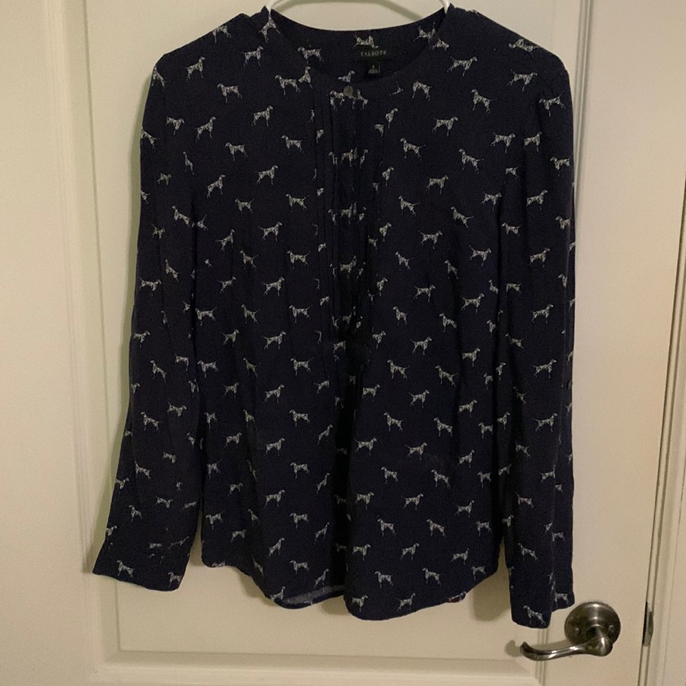 Women’s patterned blouse.